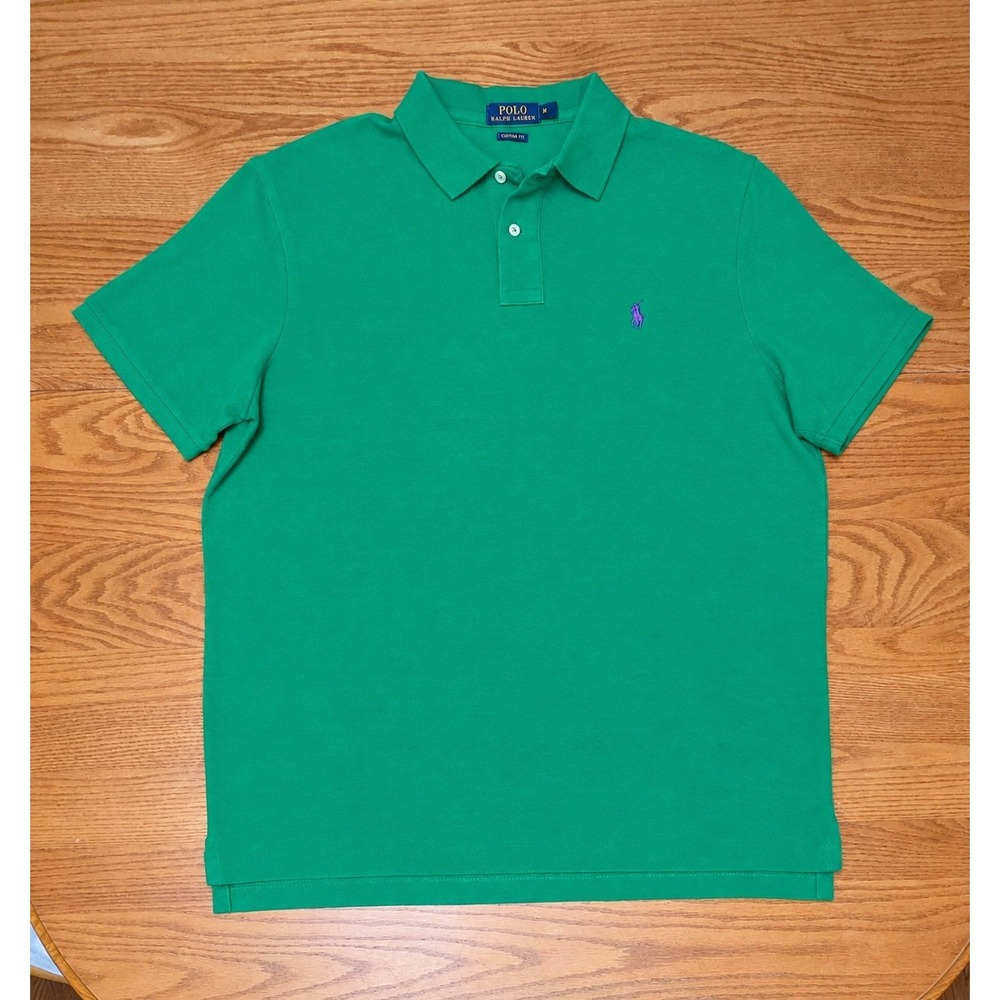Polo Ralph Lauren Classic Fit 100% Cotton Green Short Sleeve Polo Shirt XL NWOT